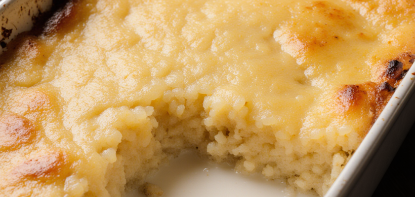 Four-Ingredient Baked Semolina Pudding