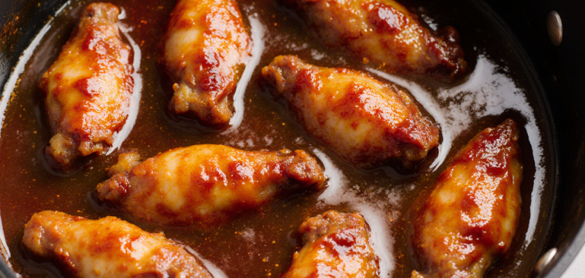 Four-Ingredient Braised Gochujang Wings