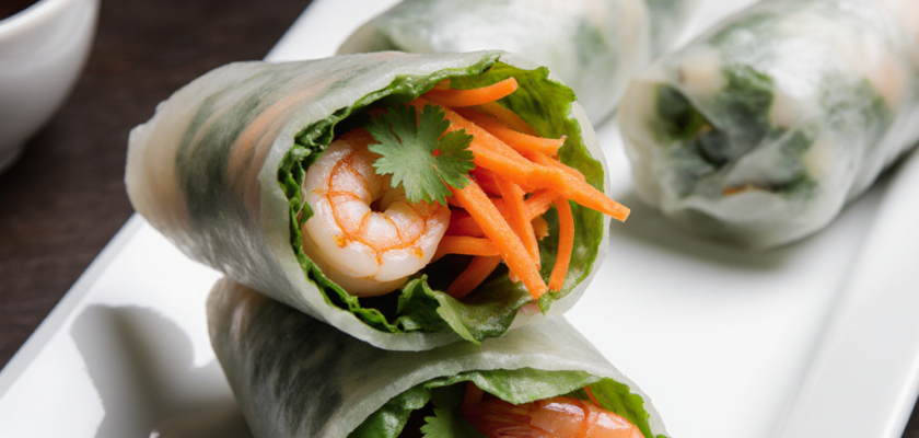 Four-Ingredient Chinese Vegetable Rolls