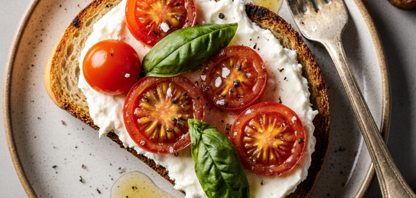 Four-Ingredient Italian Ricotta Toast