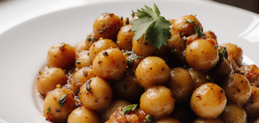 Four-Ingredient Mediterranean Chickpea Stir-Fry