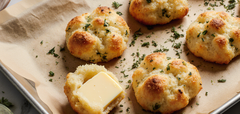 Four-Ingredient Savory Herb Gougères