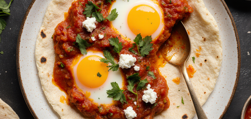 Four-Ingredient Shakshuka Wraps