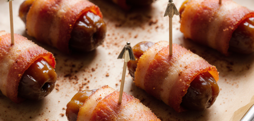 Four-Ingredient Bacon-Wrapped Dates