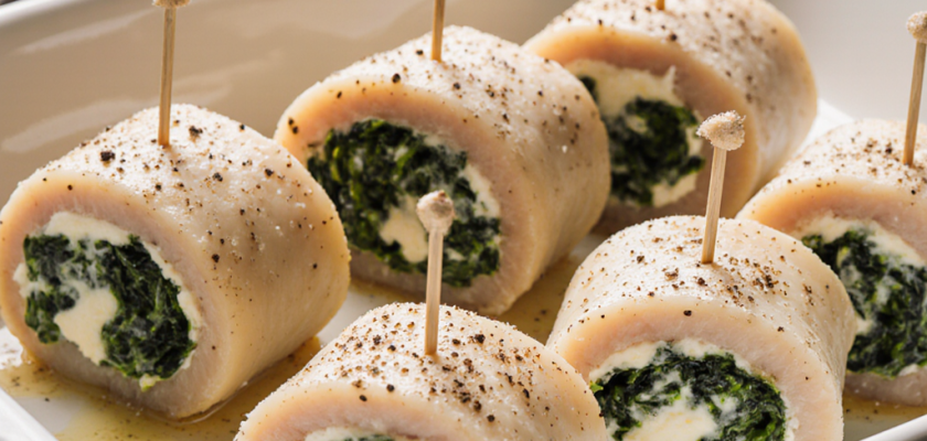 Four-Ingredient Brazilian Stuffed Chicken Rolls