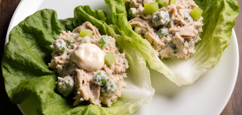 Four-Ingredient Chicken Salad Wrap