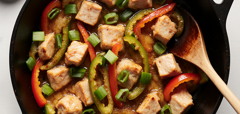 Four-Ingredient Chicken Stir-Fry
