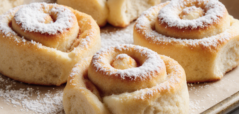 Four-Ingredient French Almond Rolls
