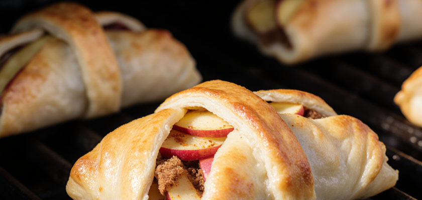 Four-Ingredient Grilled German Apple Strudel