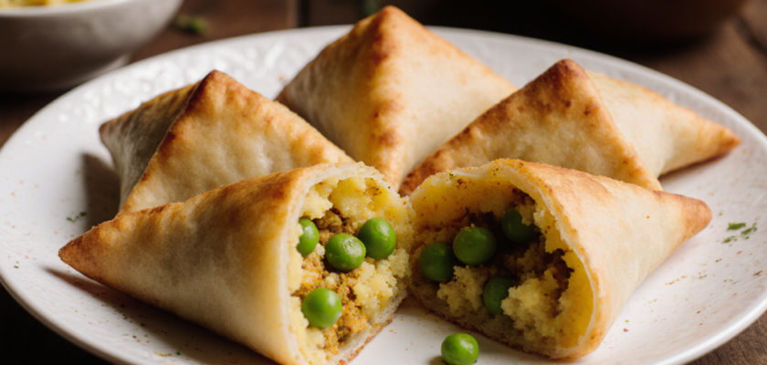 Four-Ingredient Masala Samosa Pockets