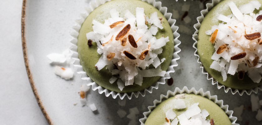 Four-Ingredient Matcha Coconut Delights