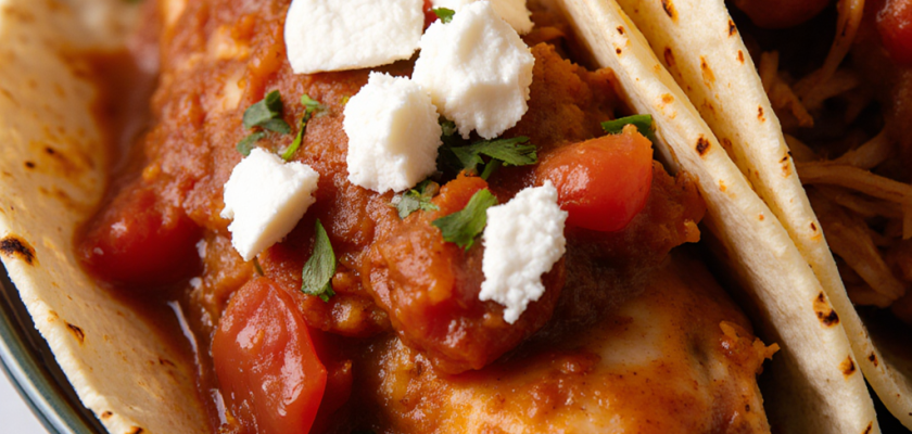 Four-Ingredient Mexican Chicken Tacos