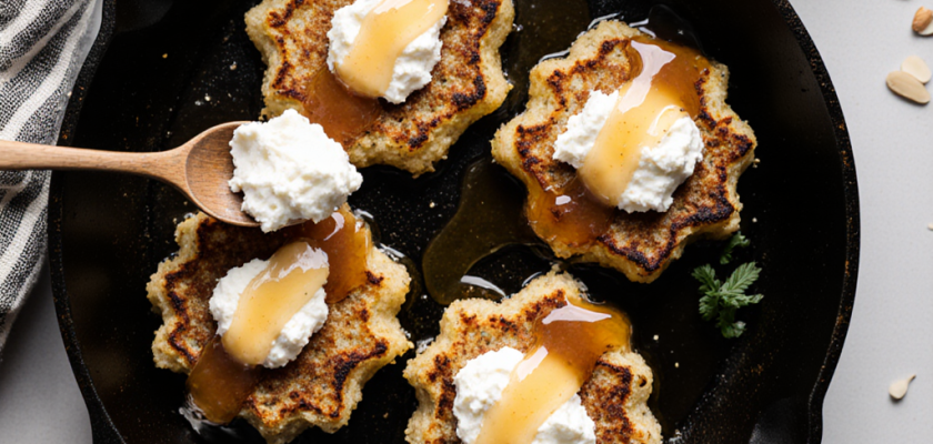 Four-Ingredient Moroccan Honey Almond Fritters