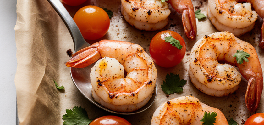 Four-Ingredient Moroccan-Spiced Broiled Shrimp