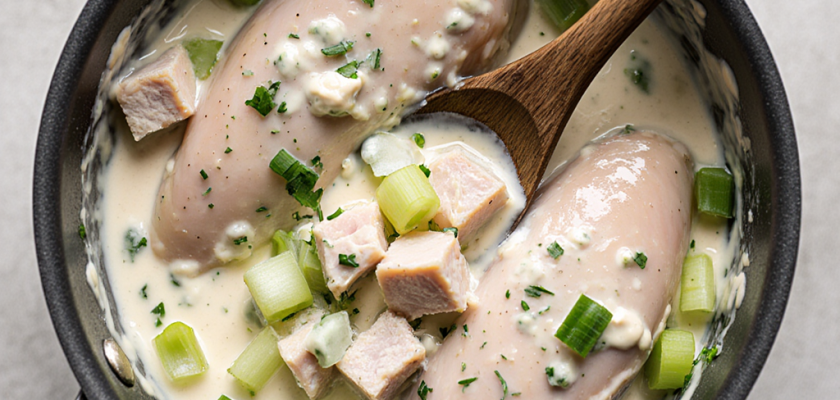 Four-Ingredient Poached Chicken Salad