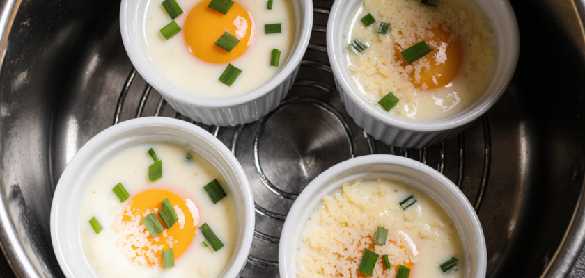 Four-Ingredient Savory Oeufs Cocotte