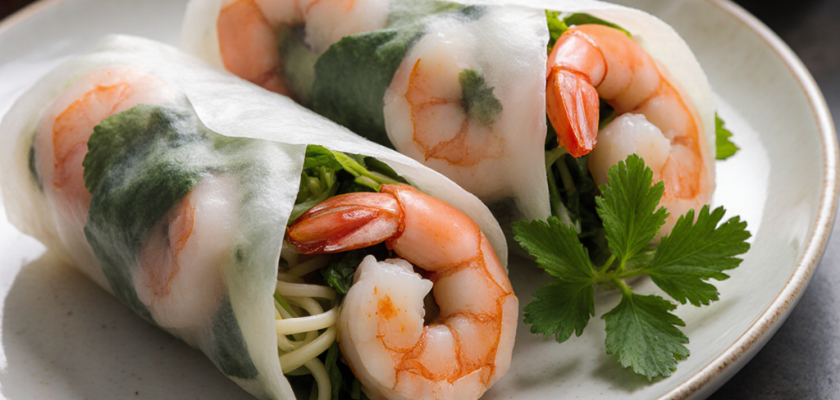 Four-Ingredient Smoked Vietnamese Spring Rolls