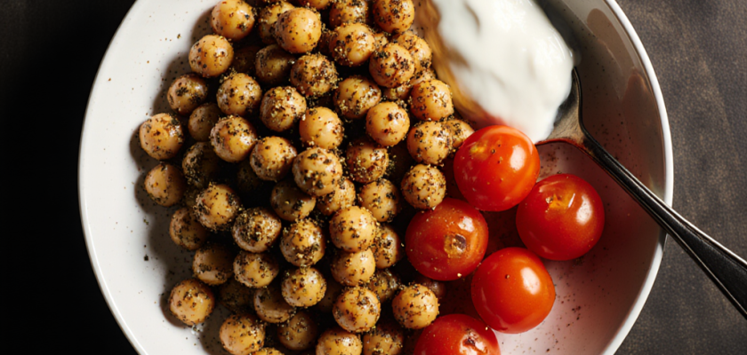 Four-Ingredient Smoked Za'atar Chickpeas