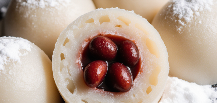 Four-Ingredient Sweet Red Bean Mochi
