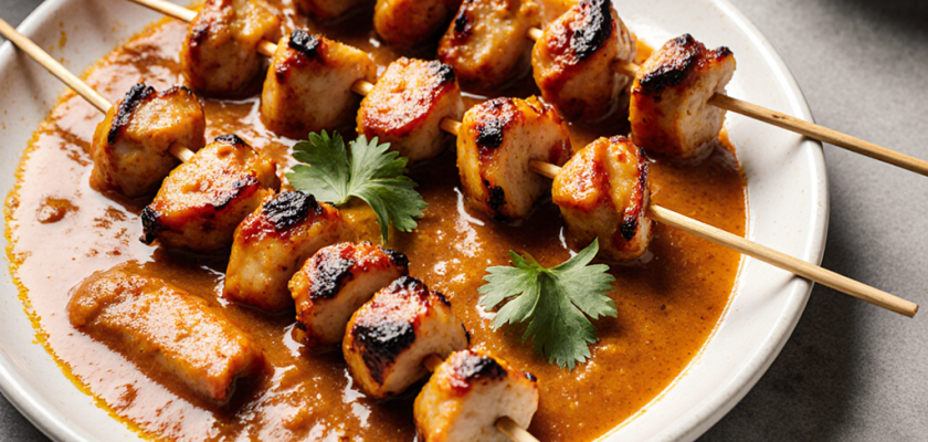 Four-Ingredient Thai Chicken Satay