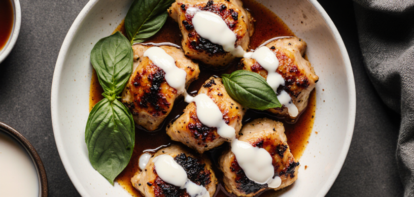 Four-Ingredient Thai Smoked Chicken Bites