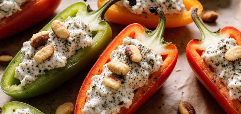 Four-Ingredient Za'atar Stuffed Mini Peppers
