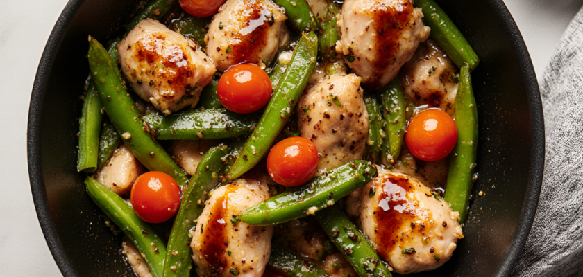 Four-Ingredient Zesty Chicken Stir-Fry