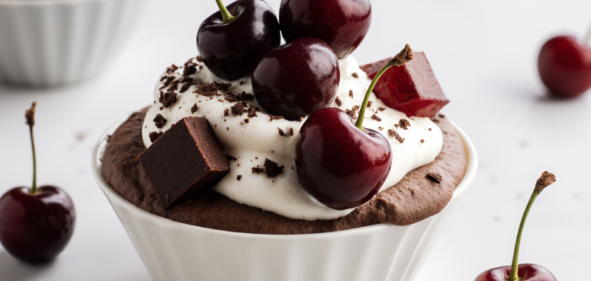 Four-Ingredient Black Forest Chocolate Mousse