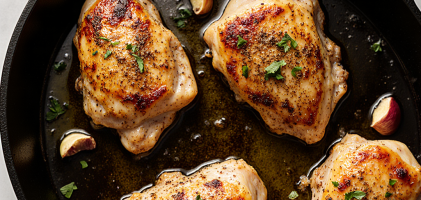 Four-Ingredient Brazilian Roasted Chicken Thighs