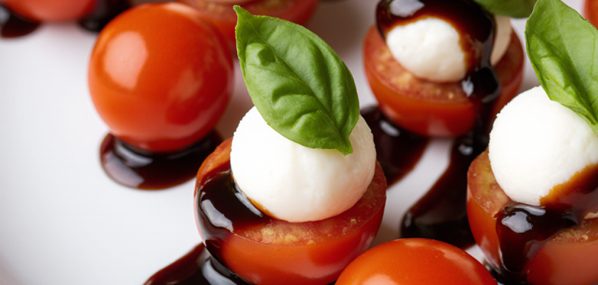 Four-Ingredient Caprese Bites