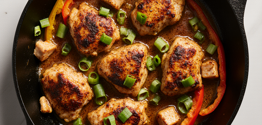 Four-Ingredient Caribbean Jerk Chicken Stir-Fry