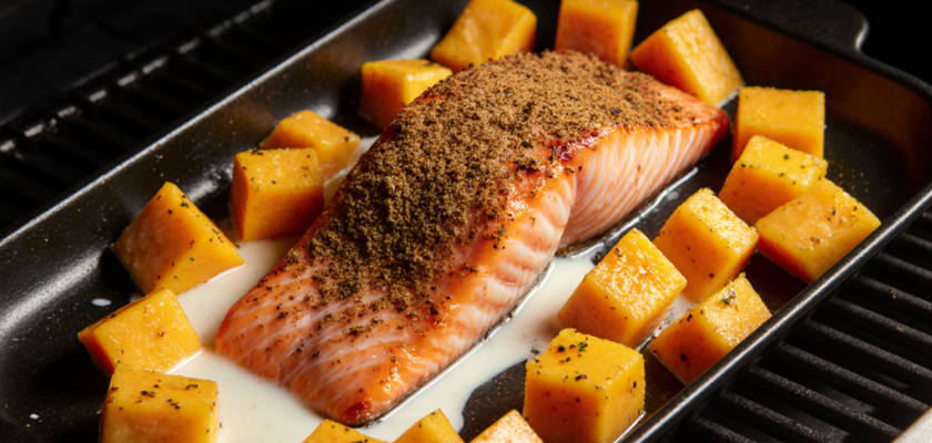 Four-Ingredient Caribbean Smoked Papaya Salmon