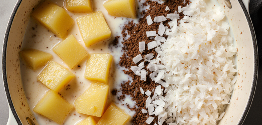 Four-Ingredient Coconut Pineapple Delight