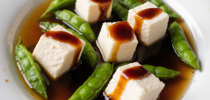 Four-Ingredient Dashi Poached Edamame Bites