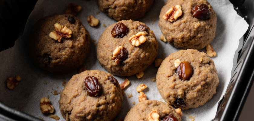 Four-Ingredient Date and Walnut Cookies