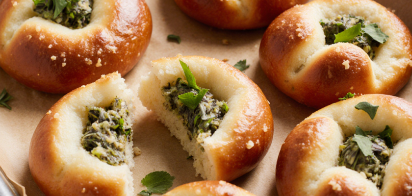 Four-Ingredient German Herb-Stuffed Pretzel Bites