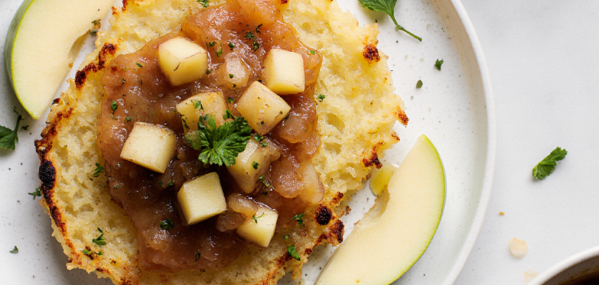 Four-Ingredient German Potato Rösti with Apple Chutney