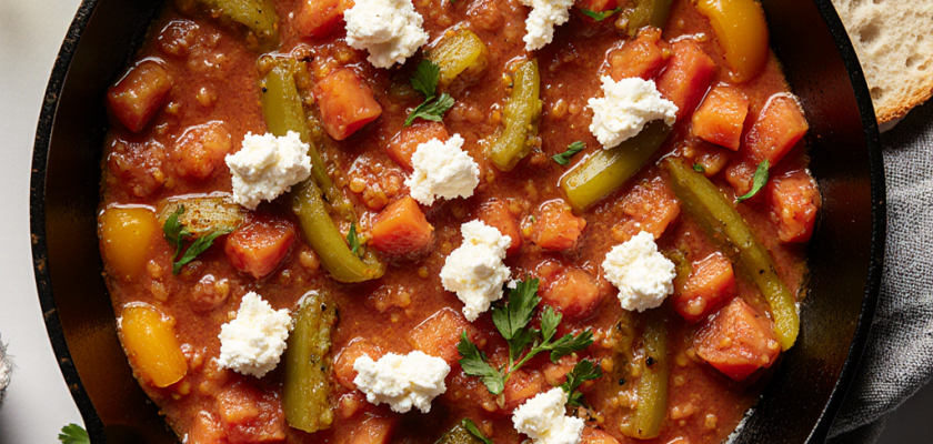 Four-Ingredient Grilled Menemen