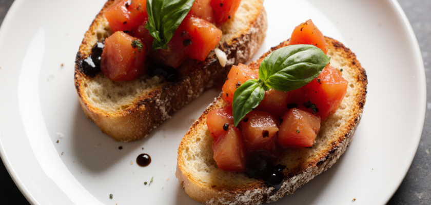 Four-Ingredient Italian Bruschetta Bites