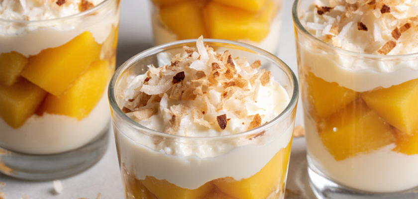 Four-Ingredient Mango Coconut Delight