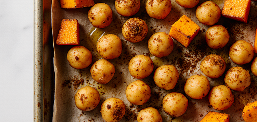 Four-Ingredient Moroccan Spiced Chickpeas