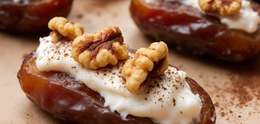 Four-Ingredient Moroccan Spiced Stuffed Dates