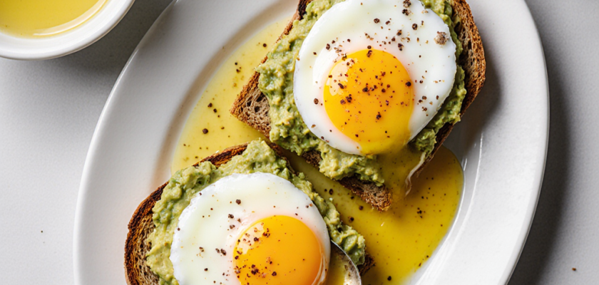 Four-Ingredient Poached Egg and Avocado Bites