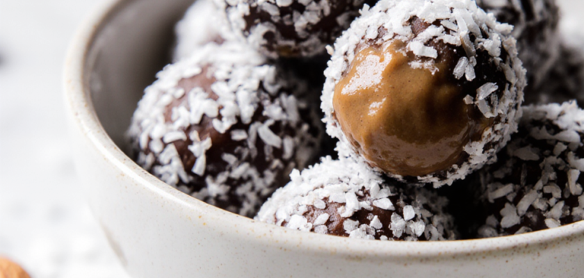 Four-Ingredient Smoked Date and Tahini Truffles