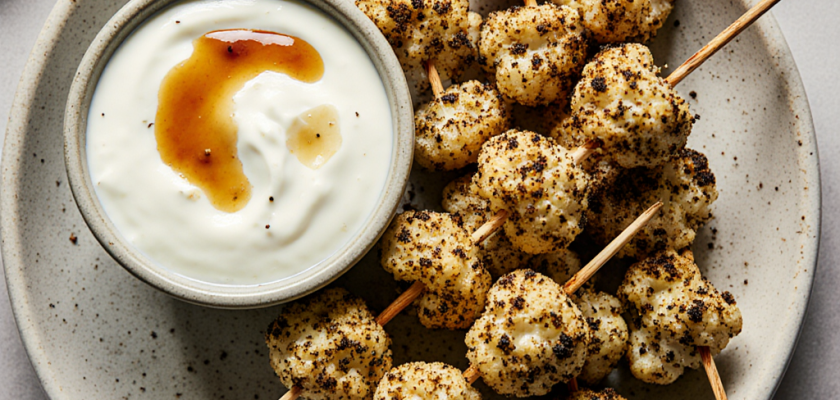 Four-Ingredient Smoky Za'atar Cauliflower Bites