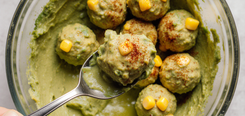 Four-Ingredient Spicy Avocado Corn Bites