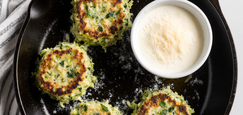 Four-Ingredient Zucchini Fritters