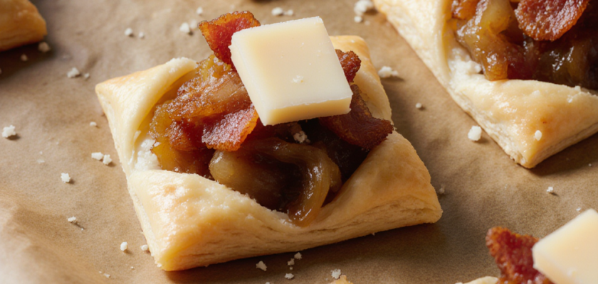 Four-Ingredient Zwiebelkuchen Bites