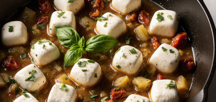 Four-Ingredient Braised Artichoke and Tomato Bites