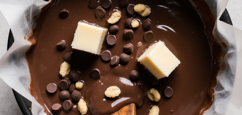 Four-Ingredient Chocolate Fudge